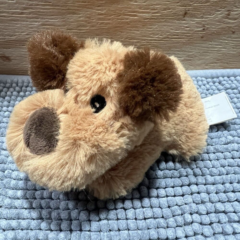 Kellytoy Small Brown Puppy Dog Plush Stuffed Animal Shaggy Floppy Ears 6"